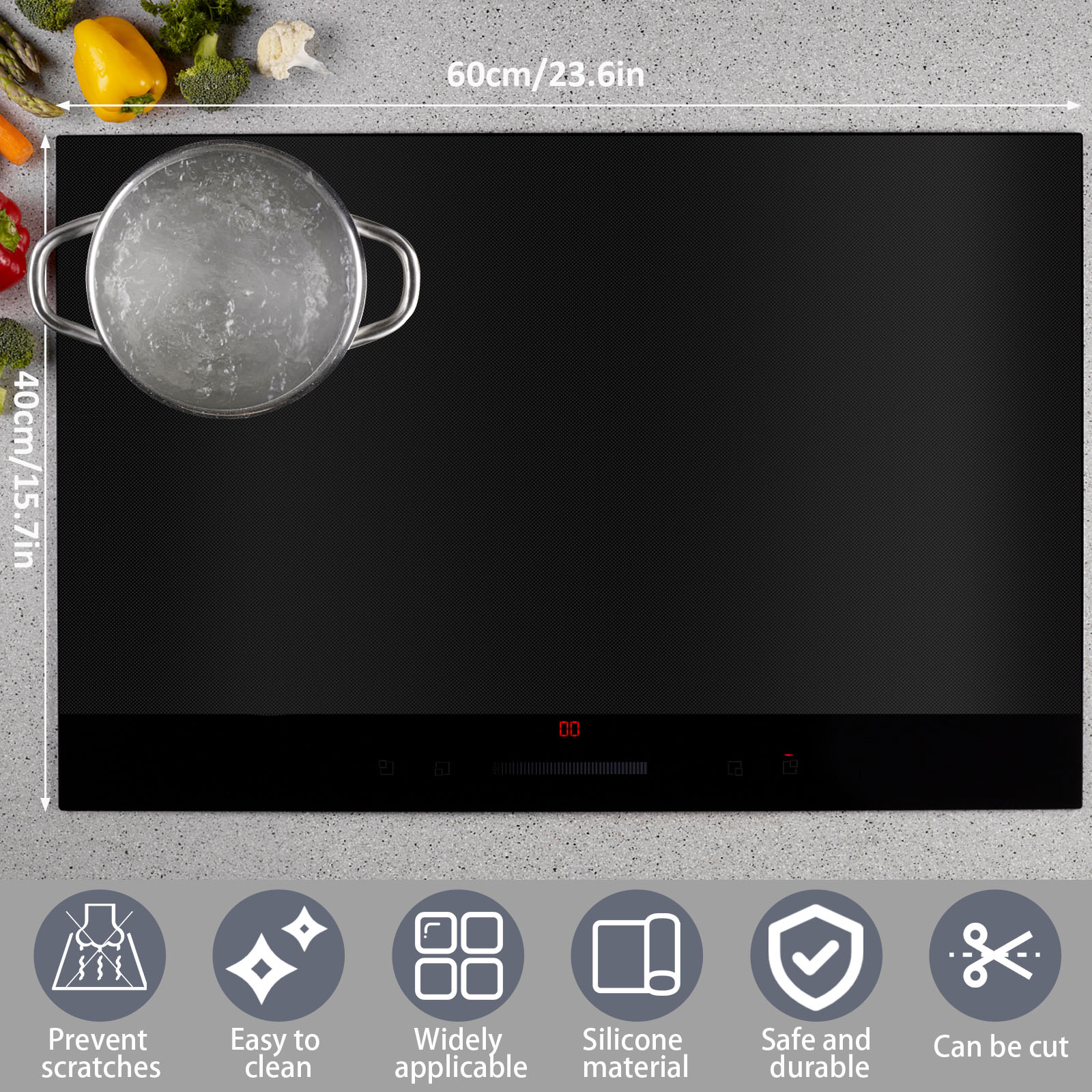 Induction Cooker Cover Silicon - Kitchen Electronics Gadgets 评论和价格