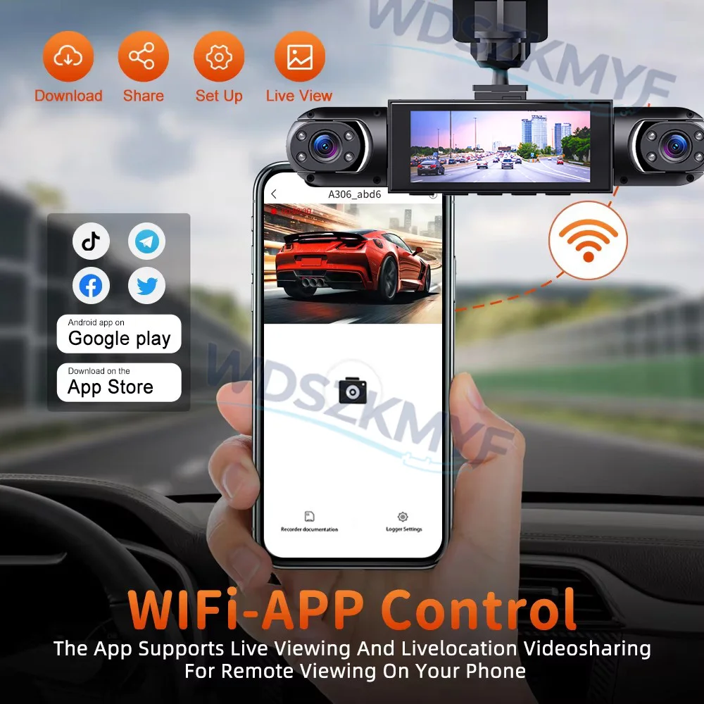 NEW 360° Car Camera 1080P Dash - Panoramic Dash Cam 360 评论和价格