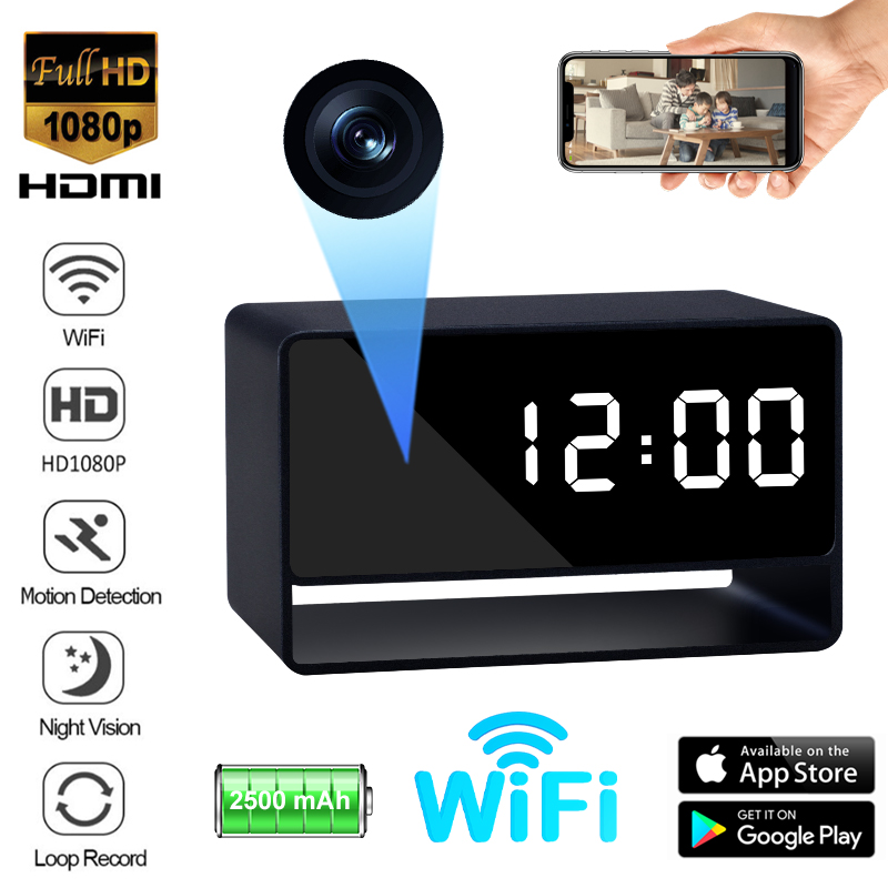 1080P WiFi Camera Digital Cloc - Compact Camera Mirrorless 评论和价格