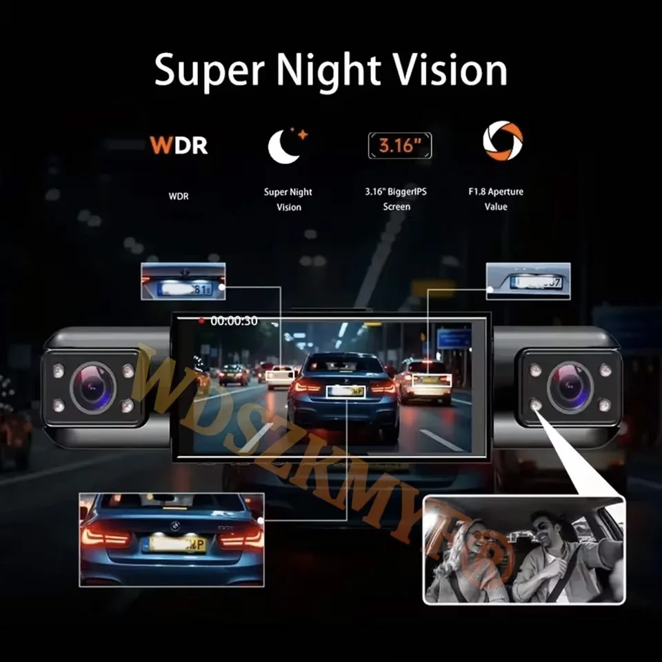 360° Panoramic DashCam 1080P 3 - Panoramic Dash Cam 360 评论和价格
