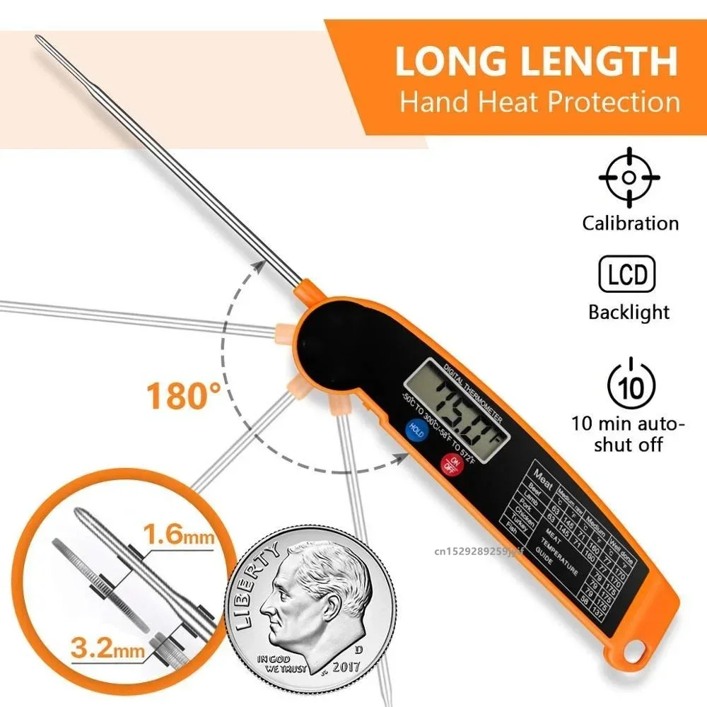 Digital Kitchen Food Thermomet - Kitchen Electronics Gadgets 评论和价格