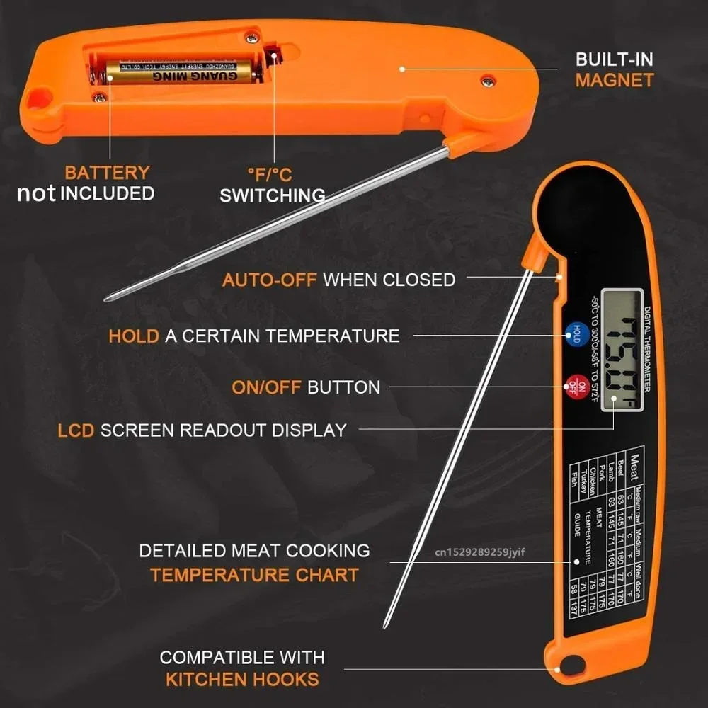 Digital Kitchen Food Thermomet - Kitchen Electronics Gadgets 评论和价格