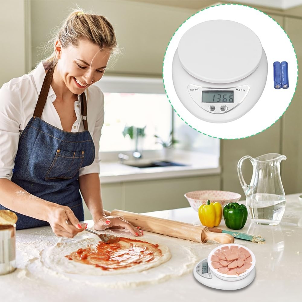 5Kg Digital Kitchen Scale Mult - Kitchen Electronics Gadgets 评论和价格