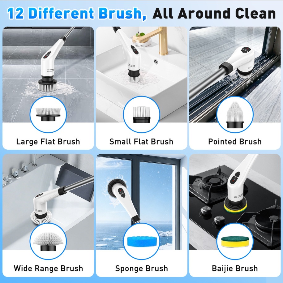 TINSOL 12 in 1 Electric Cleani - Kitchen Electronics Gadgets 评论和价格