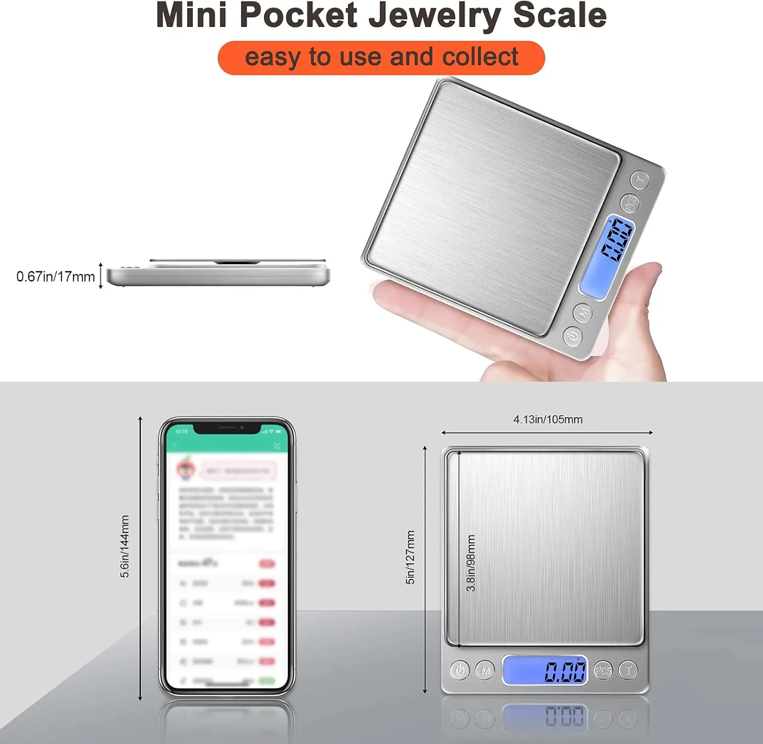 LCD Digital Jewelry Scale 3kg  - Kitchen Electronics Gadgets 评论和价格