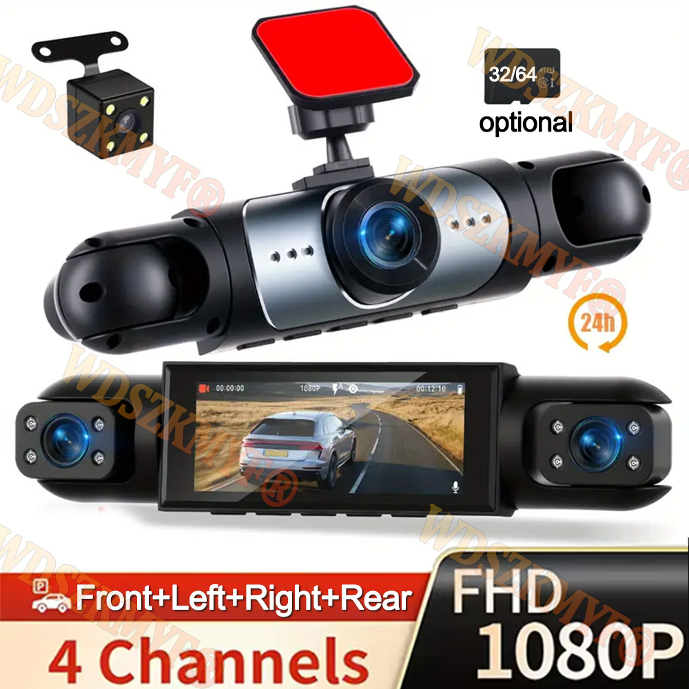 360° Car Camera 3/4Lens 1080P  - Panoramic Dash Cam 360 评论和价格