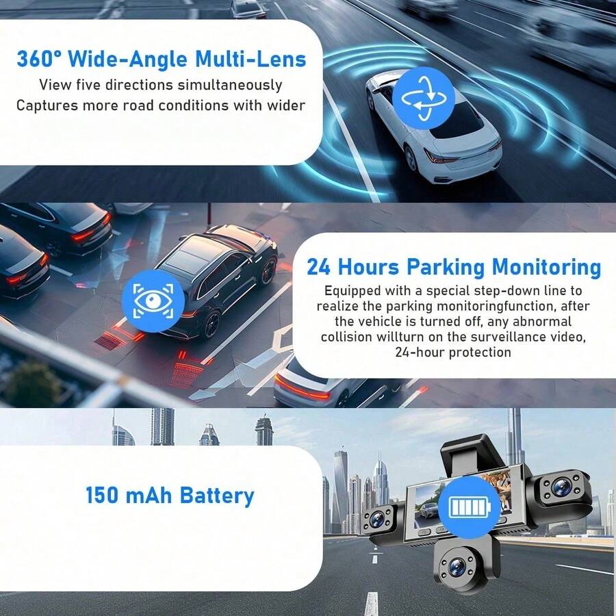 SKYWORTH SIDAKEYE 360° Panoram - Panoramic Dash Cam 360 评论和价格