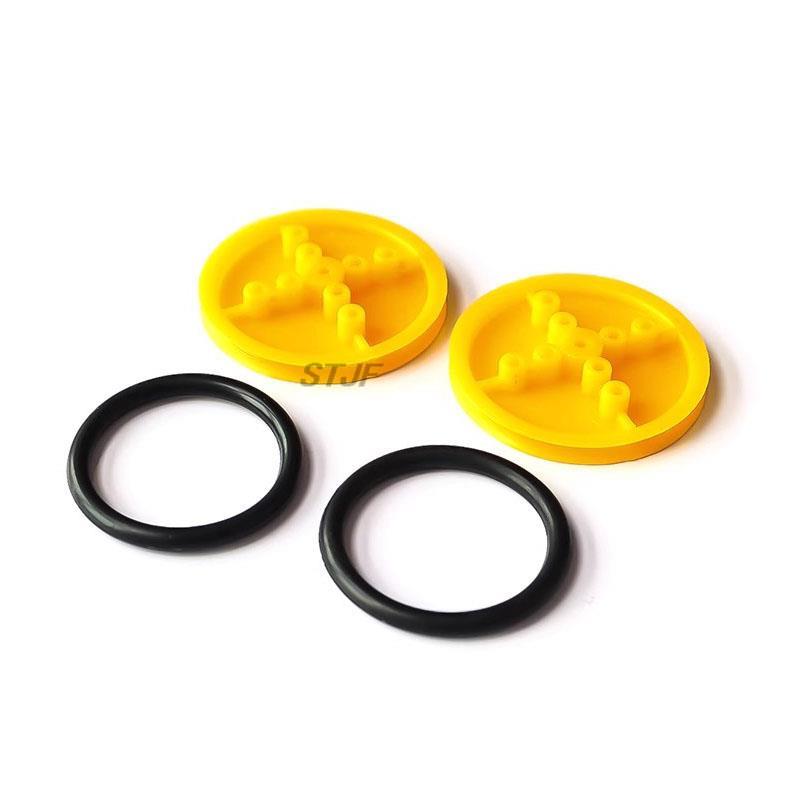 10pcs 410 rubber wheels robot  - New Gadgets Electronic 评论和价格