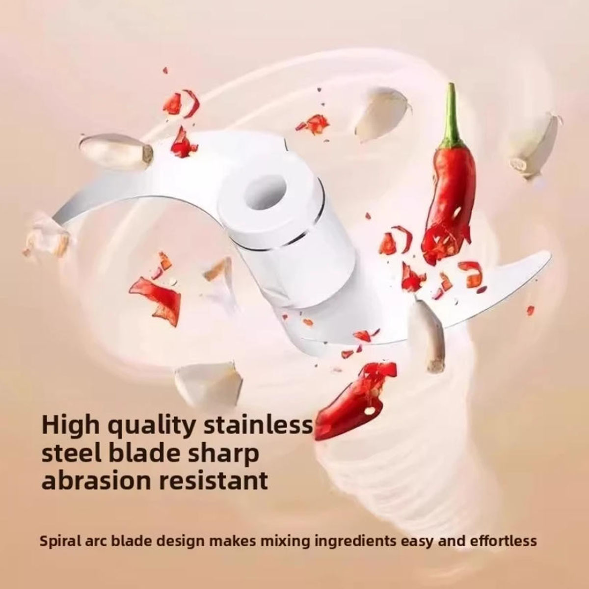1PC Electric Garlic Chopper Mi - Kitchen Electronics Gadgets 评论和价格