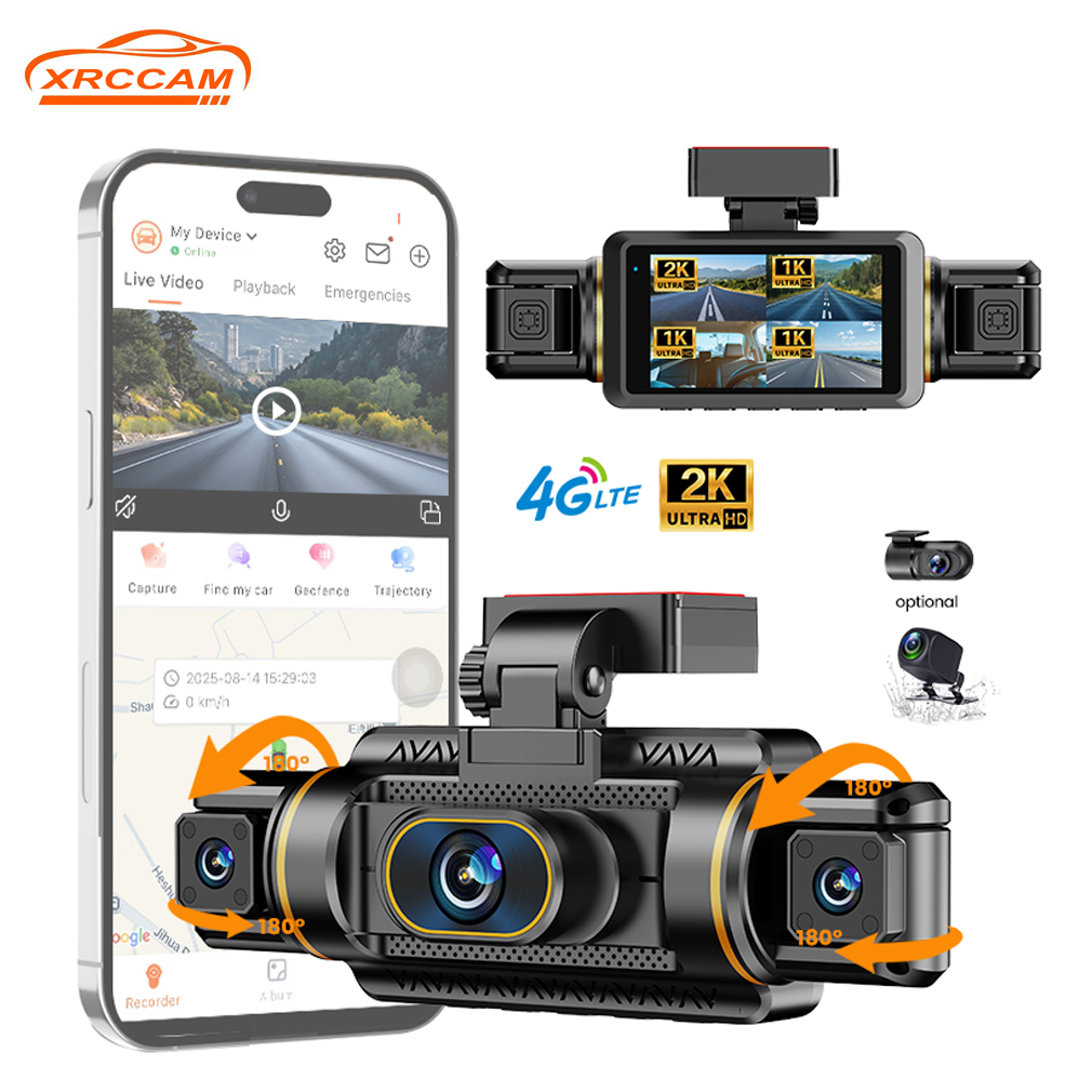 2K 4 Channel Dash Cam with 360 - Panoramic Dash Cam 360 评论和价格