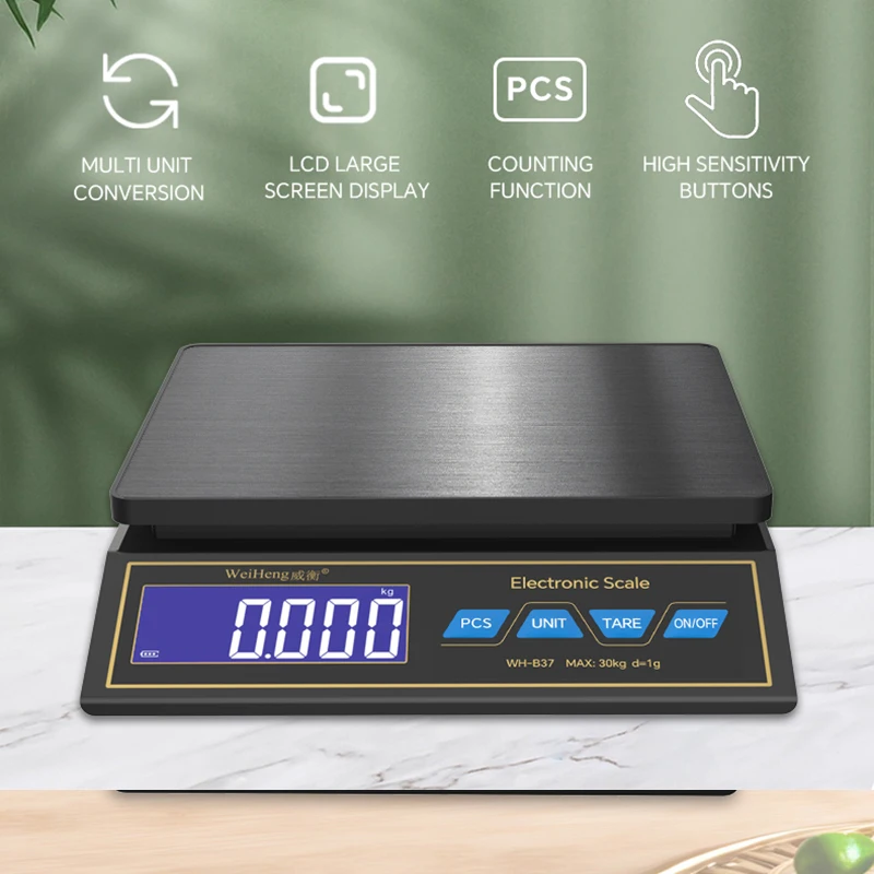 LCD Digital Kitchen Scale 30kg - Kitchen Electronics Gadgets 评论和价格