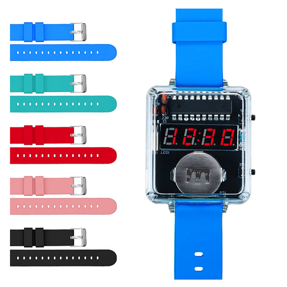 DIY Electronic Watch Kit 0.28' - New Gadgets Electronic 评论和价格
